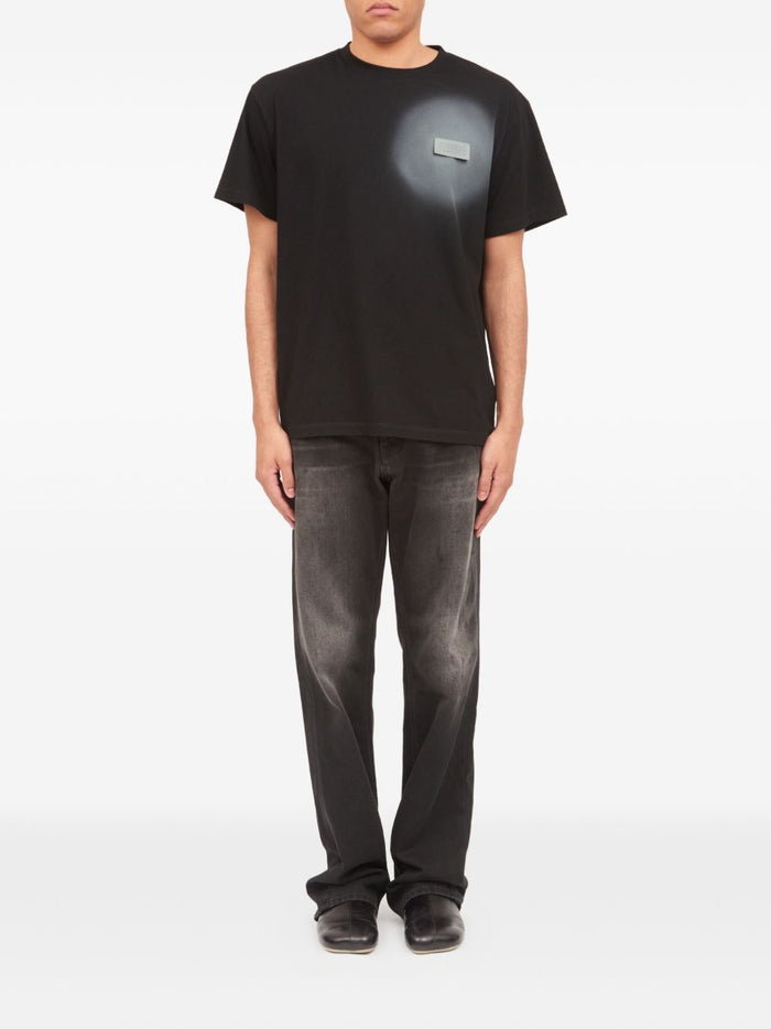 Mm6 Maison Margiela Men's Logo Label T-shirt Black 1