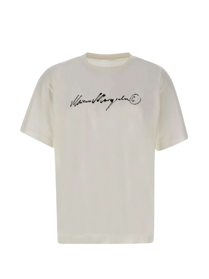 Mm6 Maison Margiela T-shirt Bianco Uomo 1