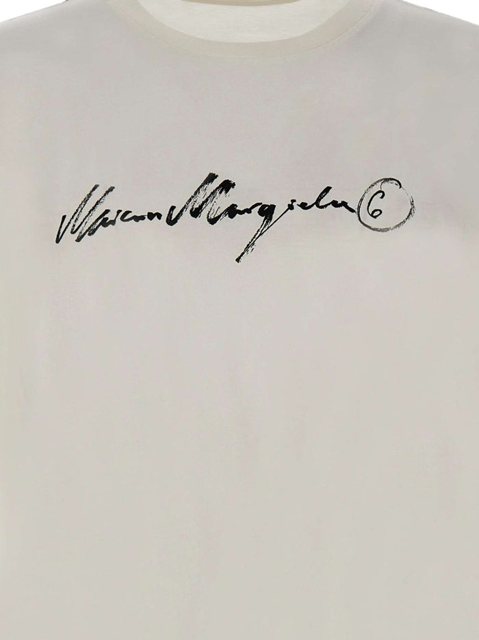 Mm6 Maison Margiela T-shirt Bianco Uomo 2