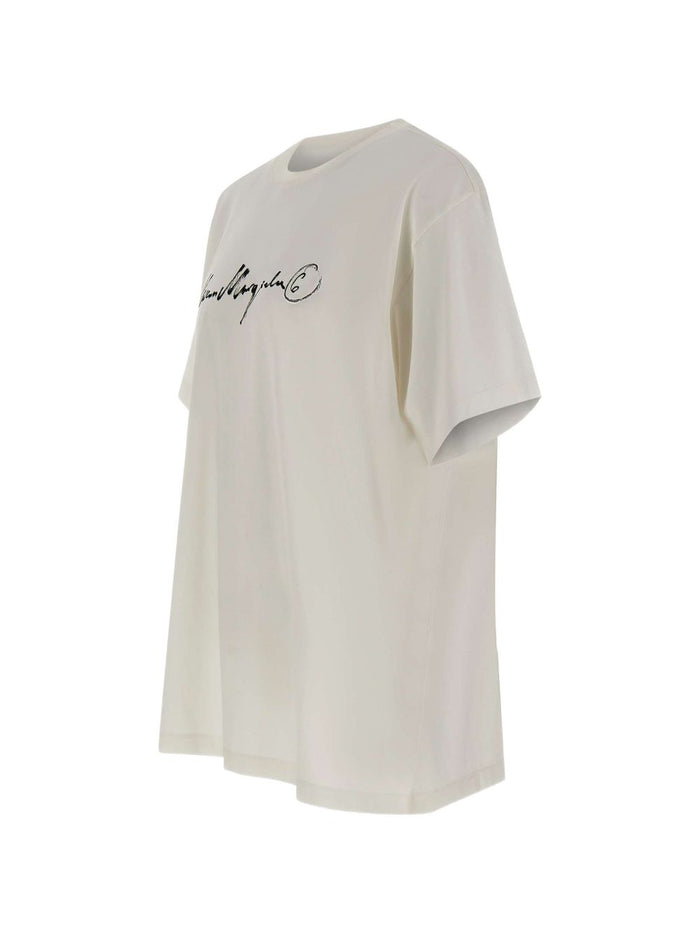 Mm6 Maison Margiela T-shirt Bianco Uomo 4