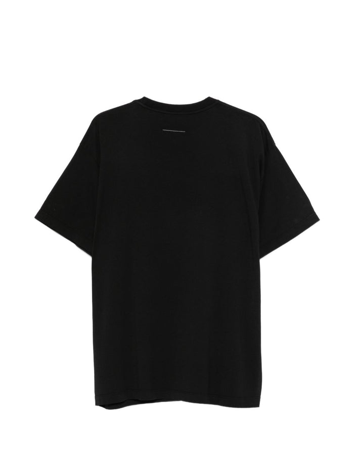 Mm6 Maison Margiela T-shirt Nero Uomo 2