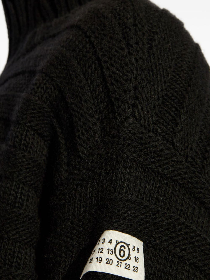 Mm6 Maison Margiela Maglia Nero Uomo 2