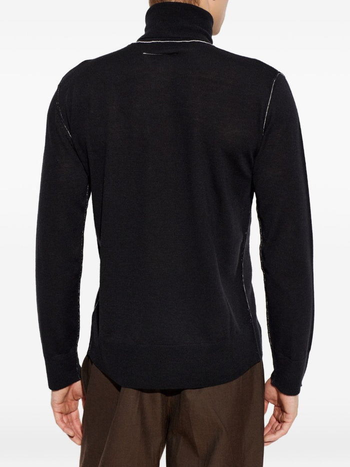 Mm6 Maison Margiela Maglia Nero Uomo 3