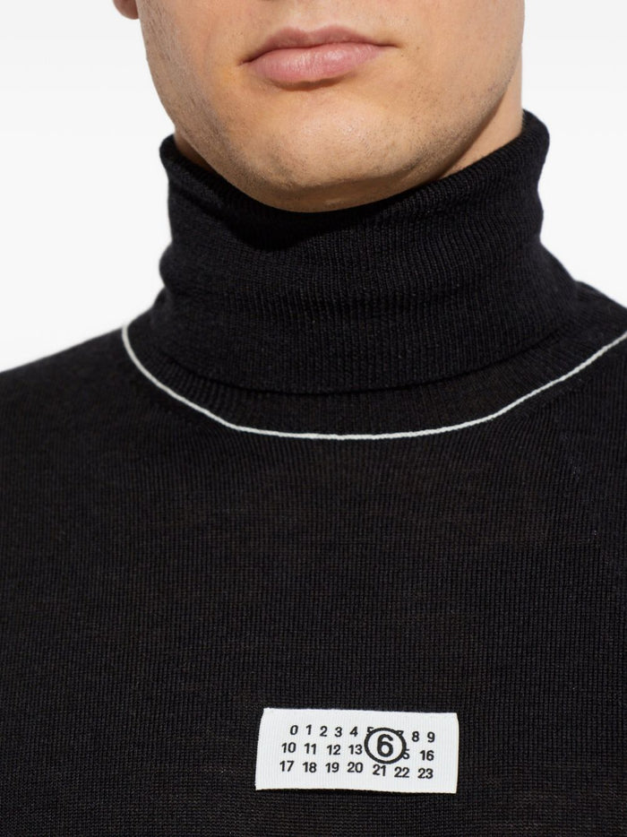 Mm6 Maison Margiela Maglia Nero Uomo 4