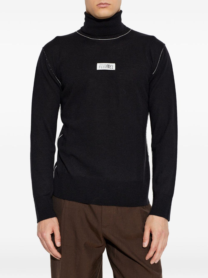 Mm6 Maison Margiela Maglia Nero Uomo 5