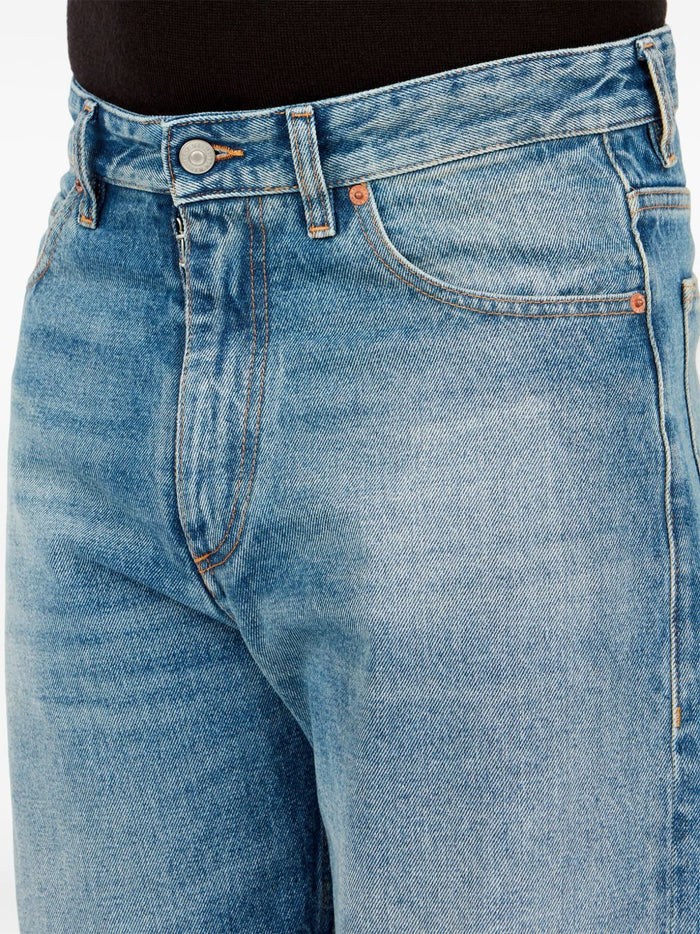 Mm6 Uomo Jeans Blu Stonewashed 6