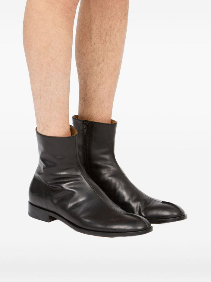Mm6 Maison Margiela Stivaletti Nero Uomo con Cerniera 2