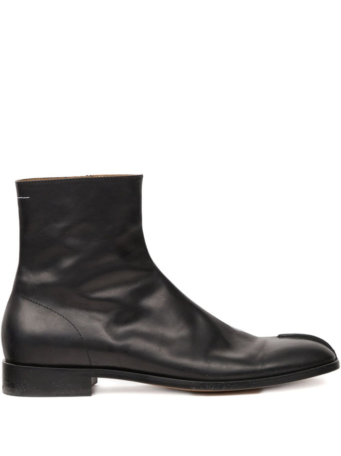 Mm6 Maison Margiela Stivaletti Nero Uomo con Cerniera 1