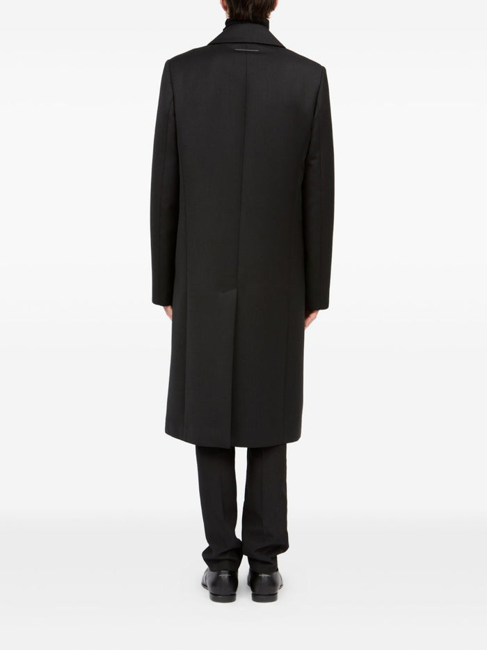 Mm6 Maison Margiela Men's Black Tailored Coat 3