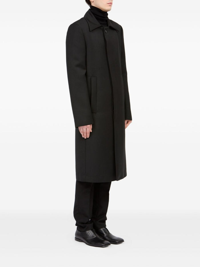 Mm6 Maison Margiela Men's Black Tailored Coat 2