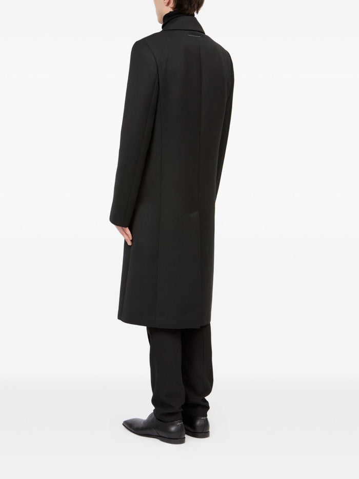 Mm6 Maison Margiela Men's Black Tailored Coat 4