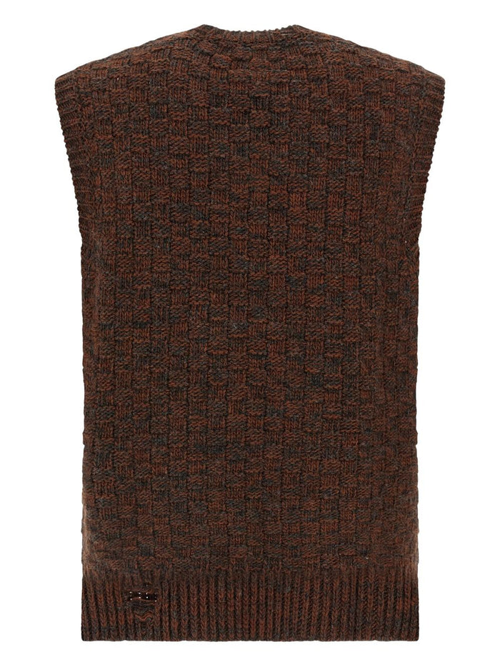 Mm6 Maison Margiela Gilet Multicolore Uomo 2