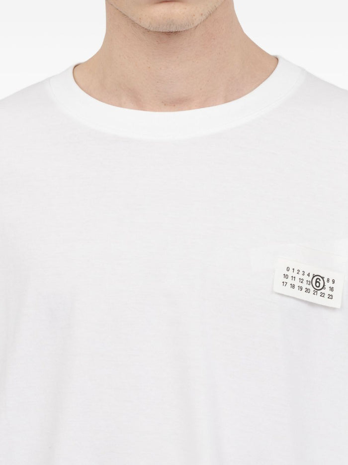 Mm6 Maison Margiela Herren T-Shirt in weiß 2