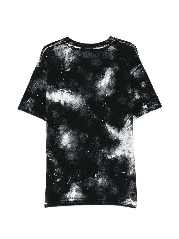 Mm6 Maison Margiela Men's Spray T-Shirt Black 2