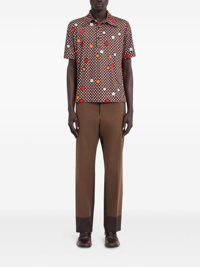 Mm6 Maison Margiela Polo Fiori Uomo Multicolore 2