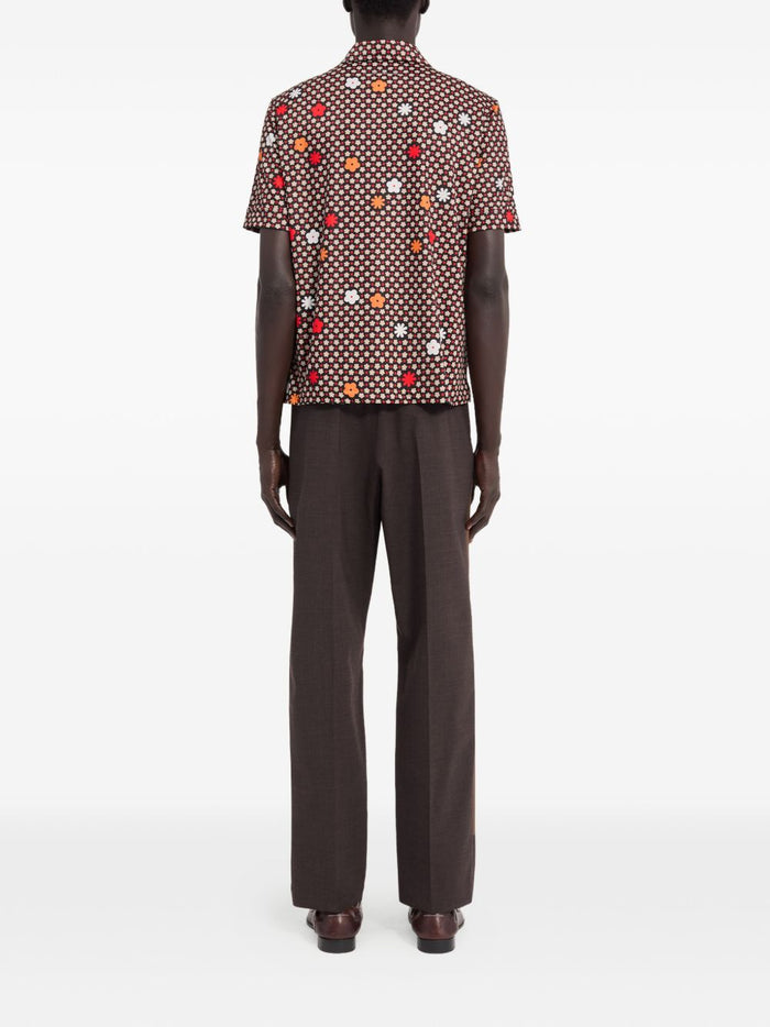 Mm6 Maison Margiela Polo Fiori Uomo Multicolore 4