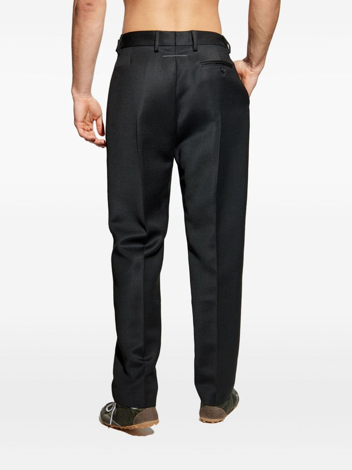 Mm6 Maison Margiela Herren Hose mit Gürtel in Schwarz 3