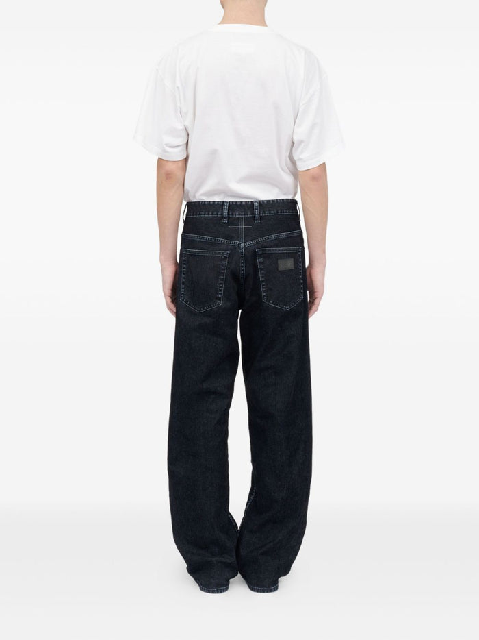 Mm6 Maison Margiela Jeans Nero Uomo 6