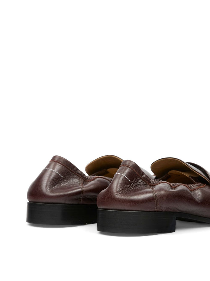 Mm6 Maison Margiela Scarpa Mocassino Uomo Marrone 2