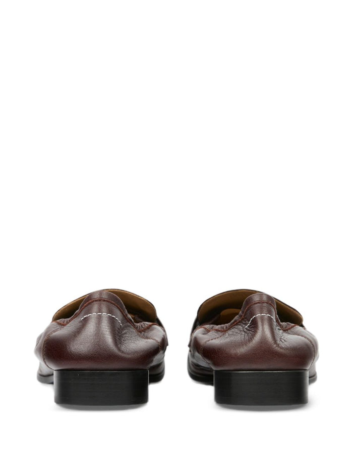Mm6 Maison Margiela Scarpa Mocassino Uomo Marrone 5