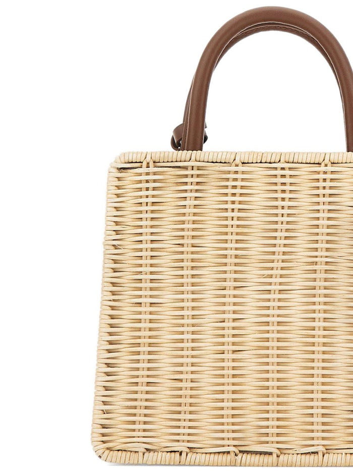 Mc2 Saint Barth Borsa Shop Bag Mini Donna Beige 6