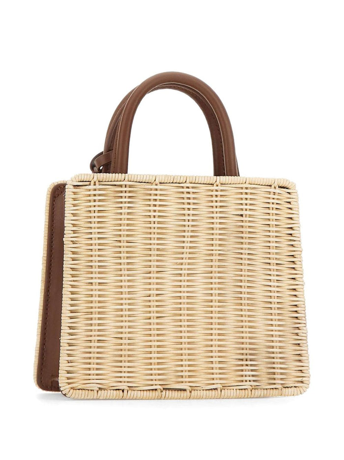 Mc2 Saint Barth Borsa Shop Bag Mini Donna Beige 7
