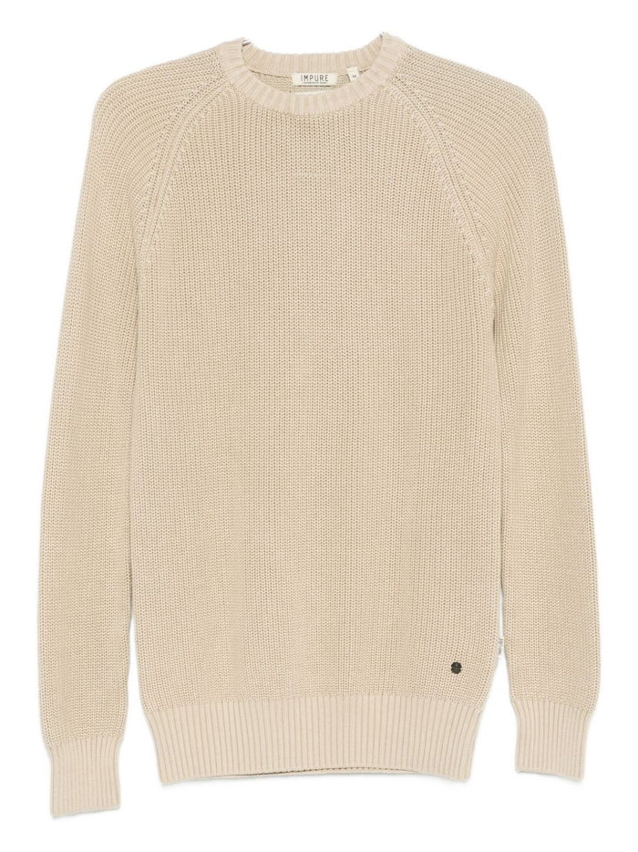 Unreiner Beige Herrenpullover 1