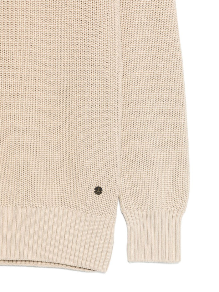 Unreiner Beige Herrenpullover 2