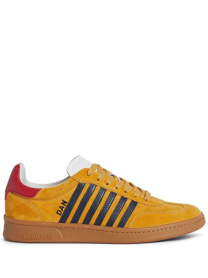 Dsquared2 Scarpa Giallo Uomo Bande Laterali Dan 1