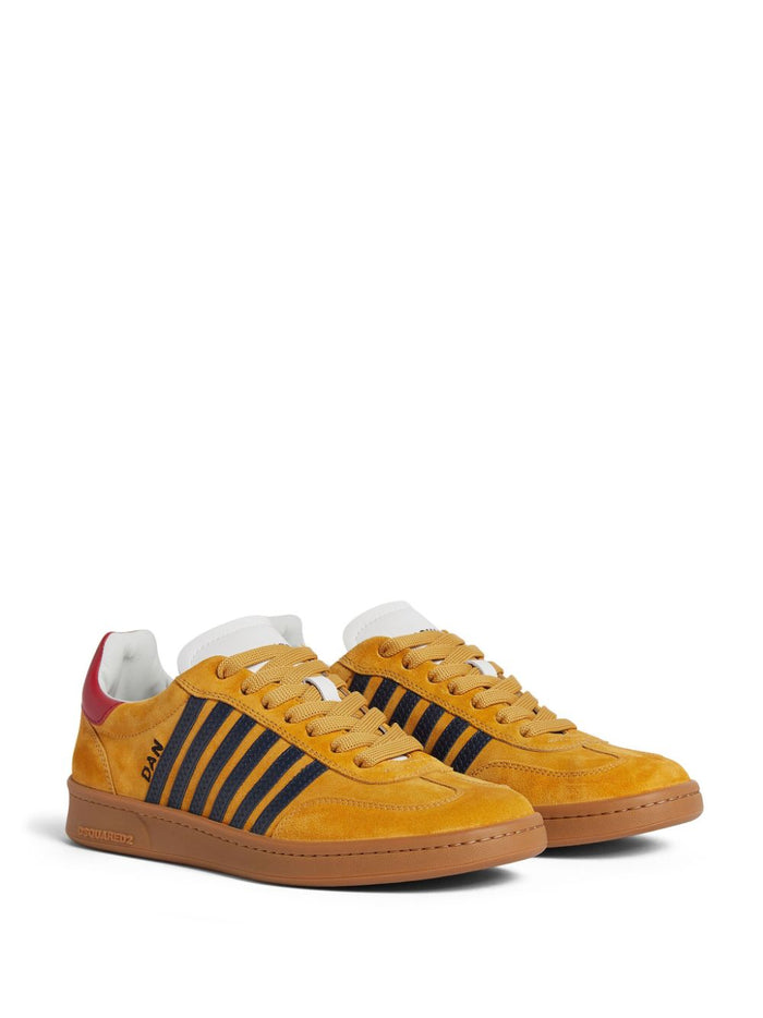 Dsquared2 Scarpa Giallo Uomo Bande Laterali Dan 2