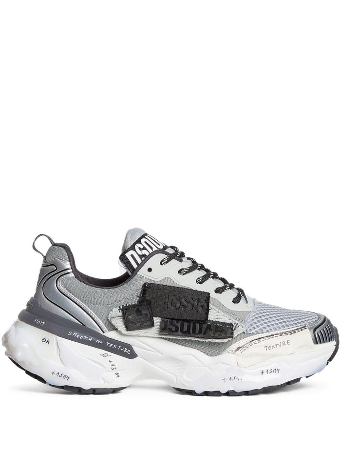Dsquared2 Scarpa Grigio Uomo Faster 1