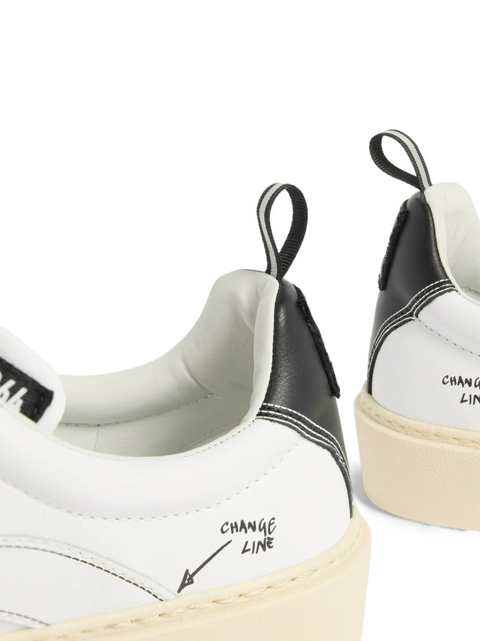 Dsquared2 Scarpa Bianco Uomo Dettaglio Nastro 4