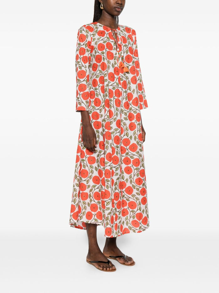 Elleblue Abito Soleil Donna Arancione 2
