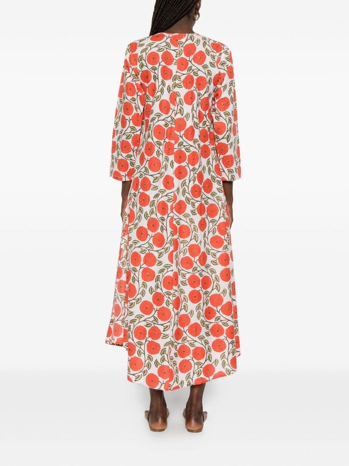 Elleblue Abito Soleil Donna Arancione 3