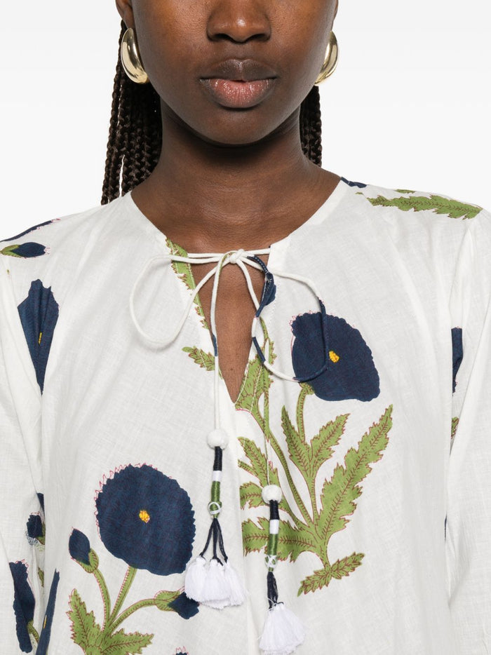 Elleblue Abito Soleil Donna Bianco 4