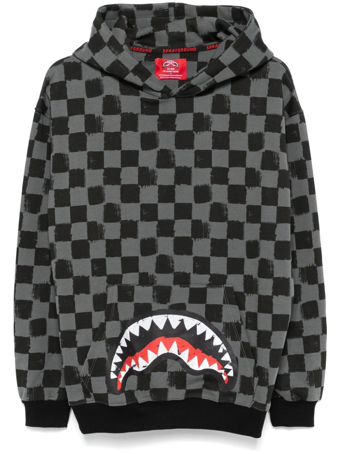 Sprayground Felpa Grigio Uomo Bocca Dentata 1