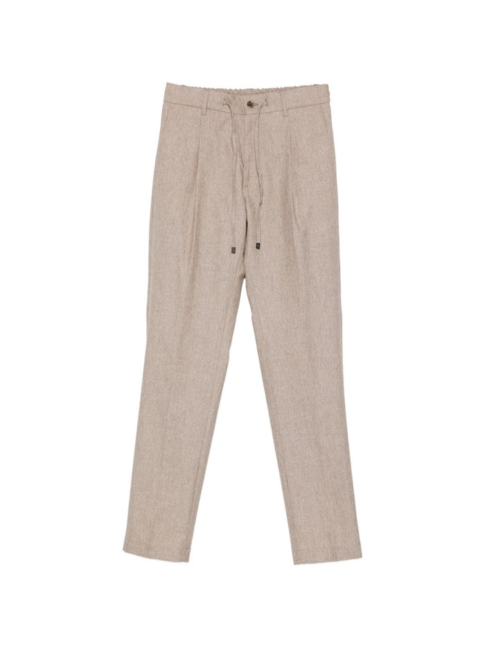Berwich Pantaloni Beige Uomo Spiaggia 5