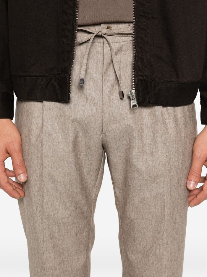 Berwich Pantaloni Beige Uomo Spiaggia 4