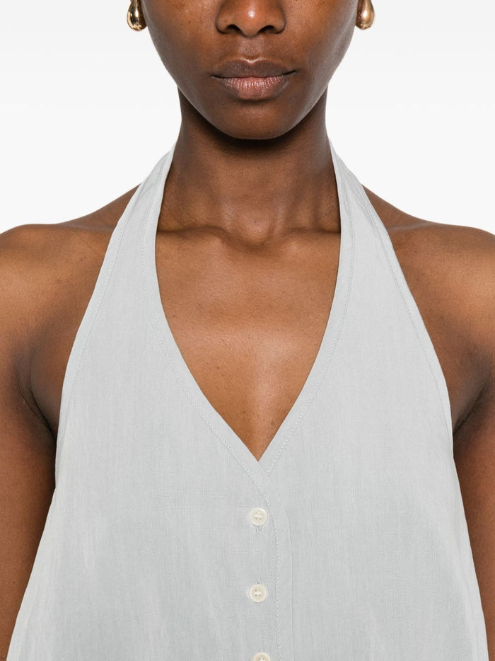 Eleh Gilet Svasato Donna Azzurro 4