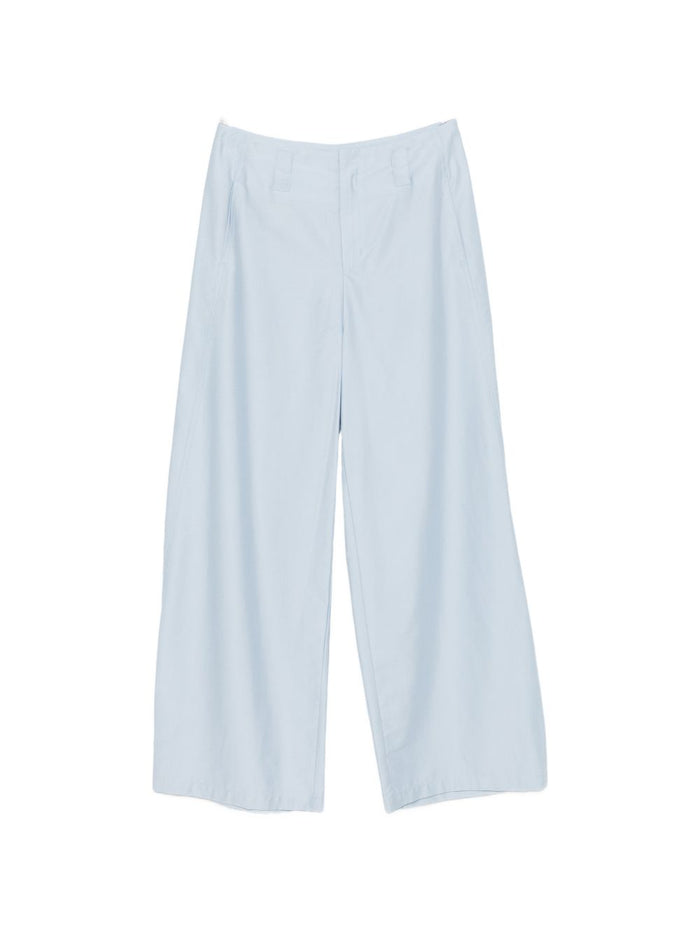Eleh Women's Loose Fit Trousers Light Blue 4