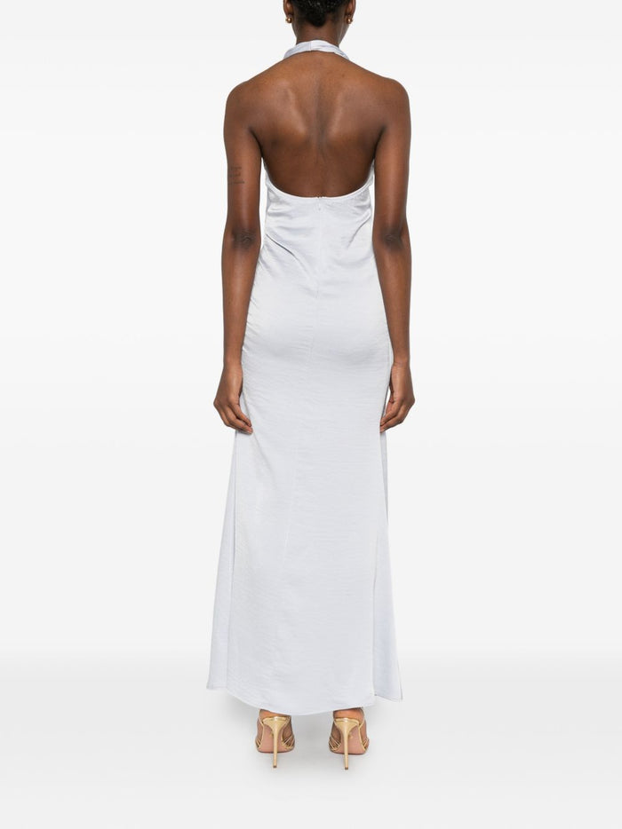 Eleh Women's V-Neck Dress Light Blue 3