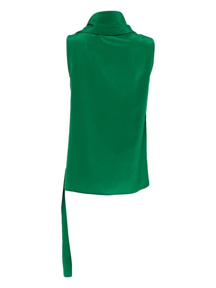 P.a.r.o.s.h. Blusa Verde Donna 2