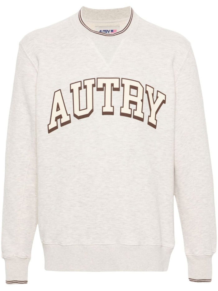 Autry Men's White Sweatshirt Logo Print 5