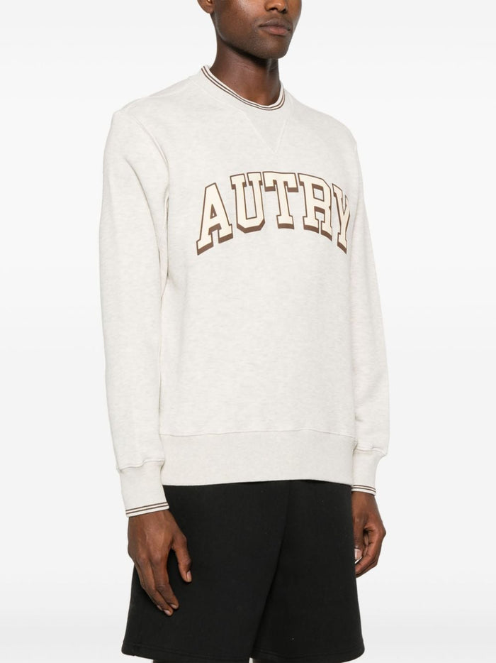 Autry Men's White Sweatshirt Logo Print 2