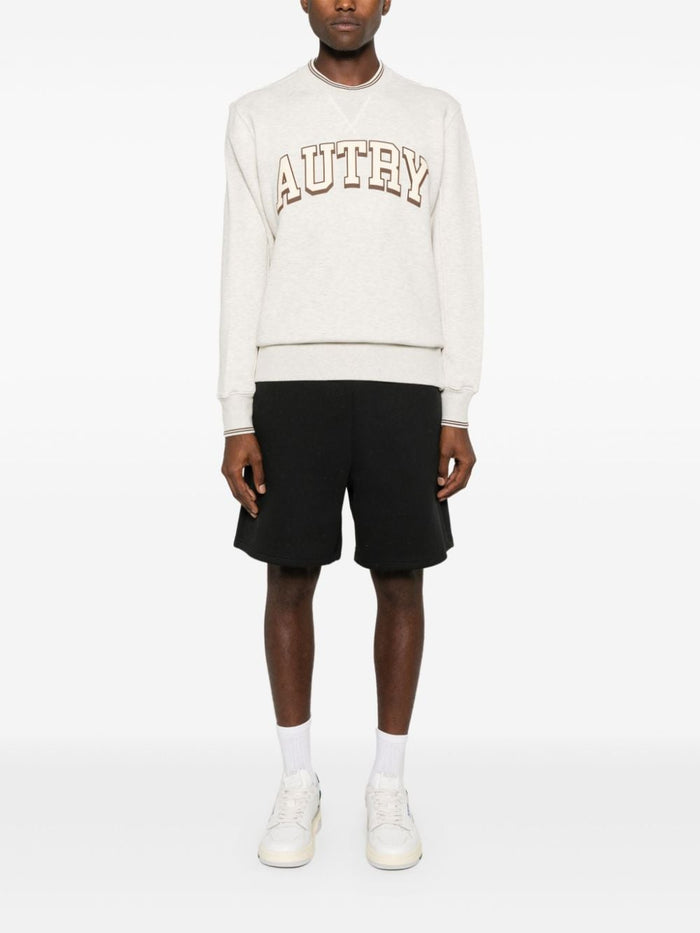 Autry Men's White Sweatshirt Logo Print 1