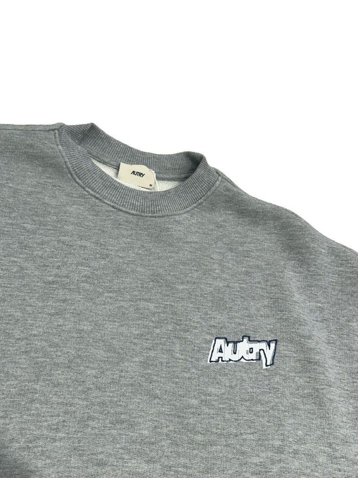 Autry Men's Grey Crewneck Sweatshirt 3