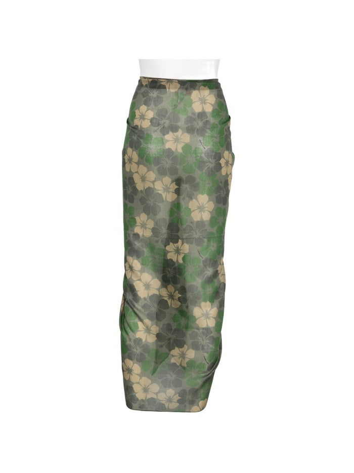 Mc2 Saint Barth Pareo Hibiscus Camo Damen Grün 2