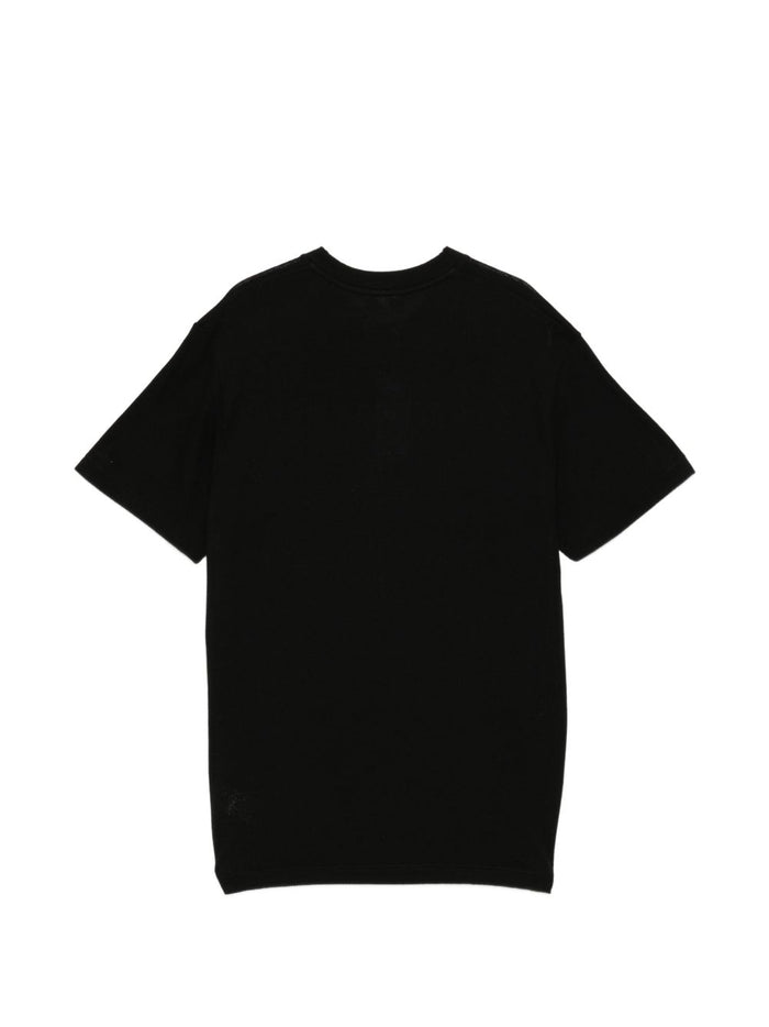 Lacoste T-Shirt Coccodrillo Verde Uomo Nero 2