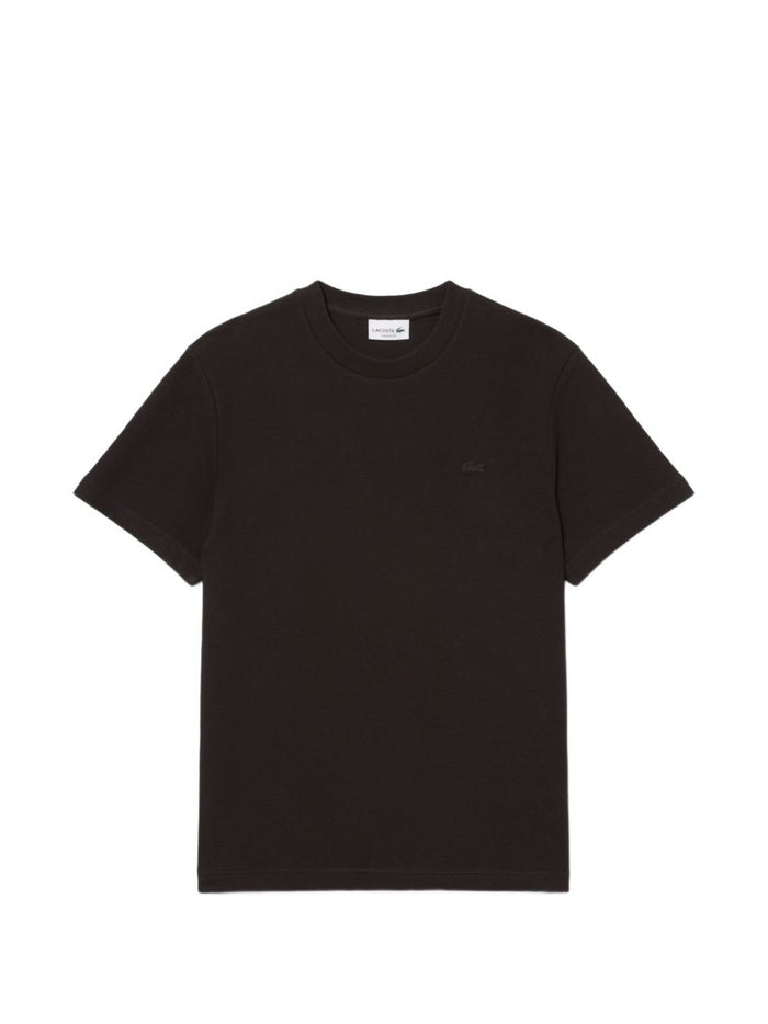 Lacoste T-shirt Essenziale Uomo Marrone 4