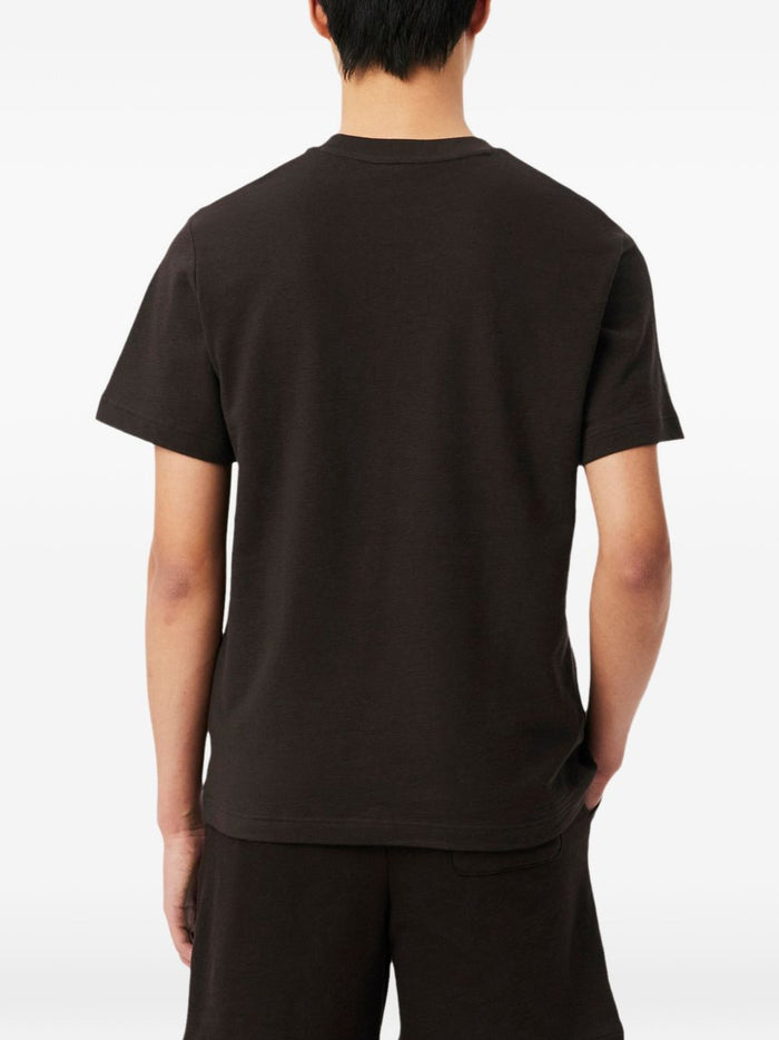 Lacoste T-shirt Essenziale Uomo Marrone 2
